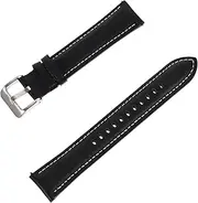 [KITANDOVE] Strap Replacement Band Watch Strap Replacement Boderry Watches for Men Multifunctional Watch Belt Watches Smart Watches for Men Band for Leather Black