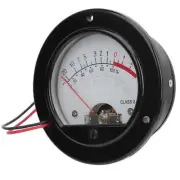 VU Meter Retro Pointer Dial Round Backlight VU Level Audio Meter Testing Device