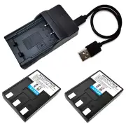 Battery / USB Charger For Canon PowerShot SD10 SD100 SD110 SD20 SD500 SD550