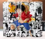 Luffy One Piece Anime Manga Pirate King Tumbler 20oz Cup Mug Stainless Steel