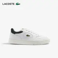 在飛比找momo購物網優惠-【LACOSTE】男鞋-皮革車線運動鞋(白色)