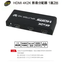 在飛比找Yahoo!奇摩拍賣優惠-含稅附發票【伽利略】HDMI 4K2K影音分配器@30Hz 