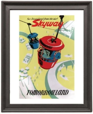 Disneyland SKYWAYV1 - Picture Frame 8x10 inches - Poster - Print - Poster - Prin