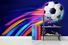 3D Abstract Football Design Wallpaper Wall Murals Removable Wallpaper 74