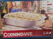 corningware vintage NOS open roaster / lasagne dish "friendship"