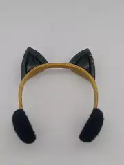 Lol Surprise OMG Doll Missy Meow Gold Black Fur Earmuffs Headband