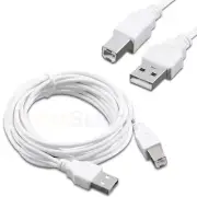 15FT USB2.0 A Male to B Male Printer Scanner Cable White (U2A1-15WHT)