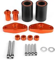 VOBOR Frame Slider AntiCrash, Motorcycle Axle Crash Pads Motorcycle CNC Crash Pads for KTM Duke 125 200 390 12-15