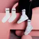 Puma 彪馬 長襪 Fashion Crew Socks 白 紫 中筒襪 休閒襪 襪子 BB142108