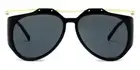 Saint Laurent SL M137 AMELIA 55mm Irregular Black Sunglasses