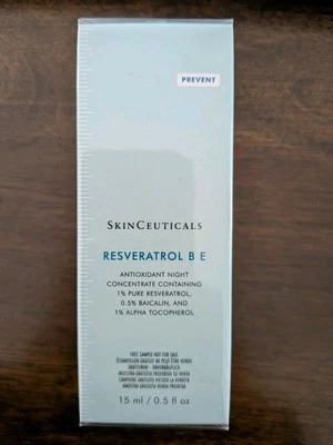 SkinCeuticals Resveratrol B E, 15ml, Brand New, Retinol Alternative Serum Cream