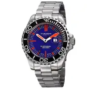New Men's Akribos XXIV AK735BU Limited Edition Divers Date Blue Dial Watch