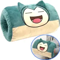 在飛比找momo購物網優惠-【TDL】精靈寶可夢神奇寶貝卡比獸暖手枕抱枕午安枕午睡枕靠枕