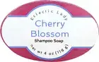 Cherry Blossom Shampoo Soap Bar By Eclectic Lady, 4 oz Bar