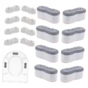8Pcs Bidet Height-increasing Pads Toilet Seat Risers Toilet Lid Rubber Bumpers