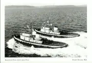 *WA. Postcard-"The Shannon Foss & Carol Foss Tugboats" *Puget Sound- {C21}