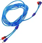 BUGUUYO Car Audio Cable Automotive Wire Amplifier Stereo Speaker Wire Cable Subwoofer Wire Audio Wire Subwoofer Cable Audio Speaker Wire Speaker Wire Audio Copper Clad Aluminum Wire Blue