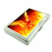 Phoenix Em1 Cigarette Case with Built in Lighter Metal Wallet