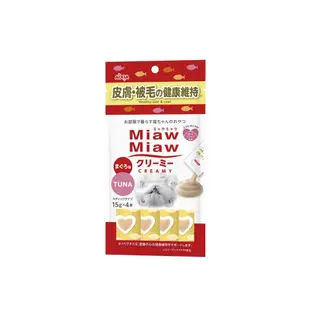 日本 AIXIA 愛喜雅 Miaw 妙喵肉泥【單包】15gx4入 貓零食 貓肉泥『WANG』