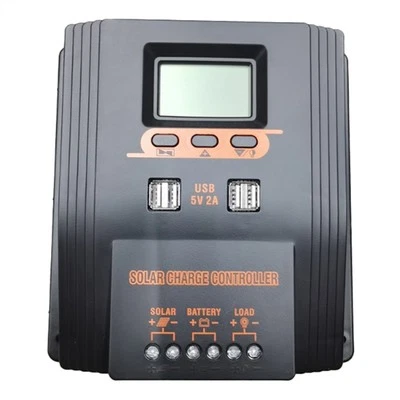MPPT/PWM Solar Controller 60A Solar Panel Regulator LCD Display Various6170