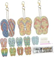 [SAFIGLE] 1 Set DIY Slipper Key Chain Pendant Creative Bag Ornament with Cute Pendants for Backpacks Lightweight and Portable Accessories for Fun and Crafting