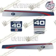 Evinrude 1995-1997 Outboard Boat Engine Decal (Multiple HP) 3M Marine Grade