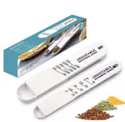Adjustable Measuring Spoons Set 2 Adjustable Teaspoon and Tablespoon Set US