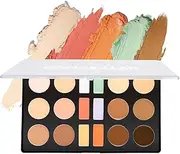 Face Contour Cream,18 Colors Makeup Foundation Cream | Lasting Long Beauty Contour Palette For Dating, Traveling, Business Trip