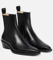 [Proenza Schouler] Proenza Schouler Bronco leather ankle boots AU 5 black