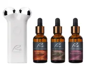 Re Microcurrent Face Lift & Tone Massager + Vitamin C + Retinol + Tranexamic Acid Serum