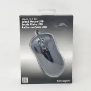Kensington Optical Mouse Wired USB 2.0 Brand New Sealed In Box 2013