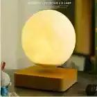 Magnetic Levitation 3D Moon Earth Lights LED Night Light Bedroom Decor Table...