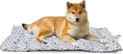 Dog Bed Outdoor | Foldable Dog Cooling Pad - Washable Puppy Mattress Pet Supplies with Handle for Patio Indoor Hot Days Camping Car Backyard Home Picnics