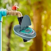Jeanoko 1PCS G3/4in Automic Galcon Irrigation Controller, Female Male Thread Intelligent Irrigation Timer, Automatic Water Timer Watering Controller, 16 * 11 * 10cm