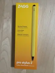 ZAGG Pro Stylus 2 Active, Dual-Tip Pencil Stylus with Wireless Charging - Yellow