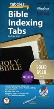 Bible Tabs - Solid Gold - Old