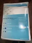 Yorkshire Home Bed Bug Dust Mite Box Spring Protector - white - Full Size new