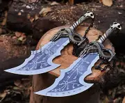 God of War Blades of Chaos Metal Kratos Blade of Chaos Twin Replica Gift For men