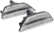 TDTAPN 2x Compatible for Kia K5 Gen5 DLS Sedan 2021+ Led Amber Side Marker Lights Front Bumper Auto Fender Flare Lamps 921A1L3000(Clear Lens)