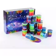 Marbled Galaxy Slime, 20Pack Colorful Sludgy Gooey Fidget Kit for Sensory and T