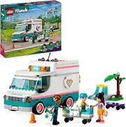 LEGO® Friends Heartlake City Hospital Ambulance 42613 Set with 3 Characters,for Kids, Girls and Boys Aged 6 Years and Over, Social-Emotional Toy, Medical Emergency Vehicle