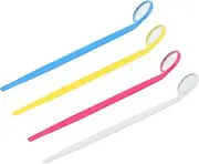 Beatifufu 20Pcs Oral Mirrors Kit for Inspection Tools Smooth Edges Individually Sterilized Packaging for Oral Care