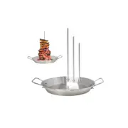 Stainless Steel Vertical Skewer Shawarma Kebabs Smoker Oven for Tacos Al Pastor