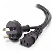 Alogic MF-3PC13-01 1m Power Cable Cord Aus 3 Pin to IEC C13 for PC or Monitor Male to Female