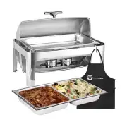 Deluxe Chafer Dish - 8-quart capacity - Full-Size S/S – rectangular &#8211