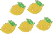 [SAFIGLE] Brooch Pin Plant Enamel Pin Cool Pin Badges Lemons Decor Dress Badge Pin Luau Partry Favor Pin Jewelry Brooch Fruit Decor Anniversary Jewelry Animal Lapel Brooch Orange