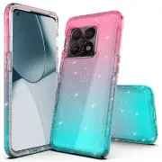 For OnePlus 10 Pro 5G Gradient Glitter Sparkle Transparent Case