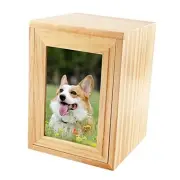 : Pet Cremation Urns，Pet Photo Urn, Dog Ashes Urn, Box for Dog Primary 0-160