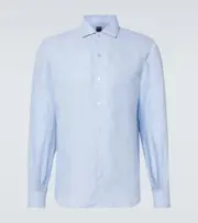 [Fedeli] Fedeli Linen shirt UK 16,5 blue