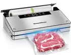Vacuum Sealer Machine, Powerful Stainless Steel Food Sealer with 5 Modes, Built-